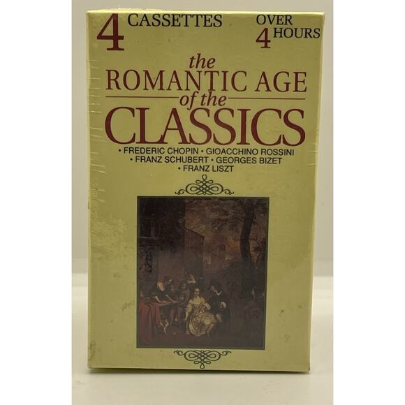 Romantic Age of the Classics : Romantic Age of the Classics 4 Cassettes 1992 New - Picture 3 of 6